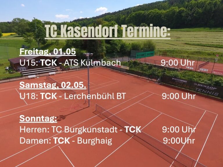 TCK – Saisonstart